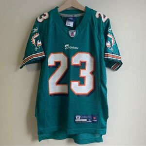 NFL Miami Dolphins Brown #23 Reebok Kids Jersey Sz Small 8